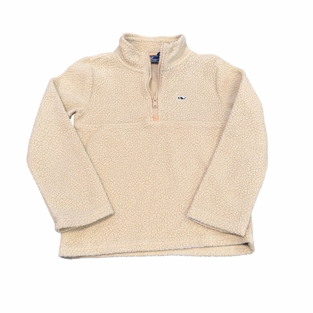 Vineyard Vines Off White Fleece Size 6